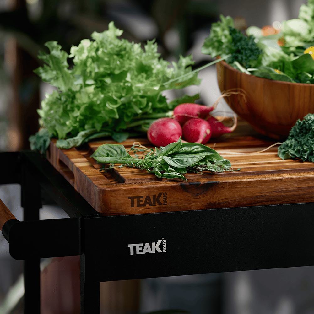 Rover Block Cart (S) — Teak Kitchen Station 1601