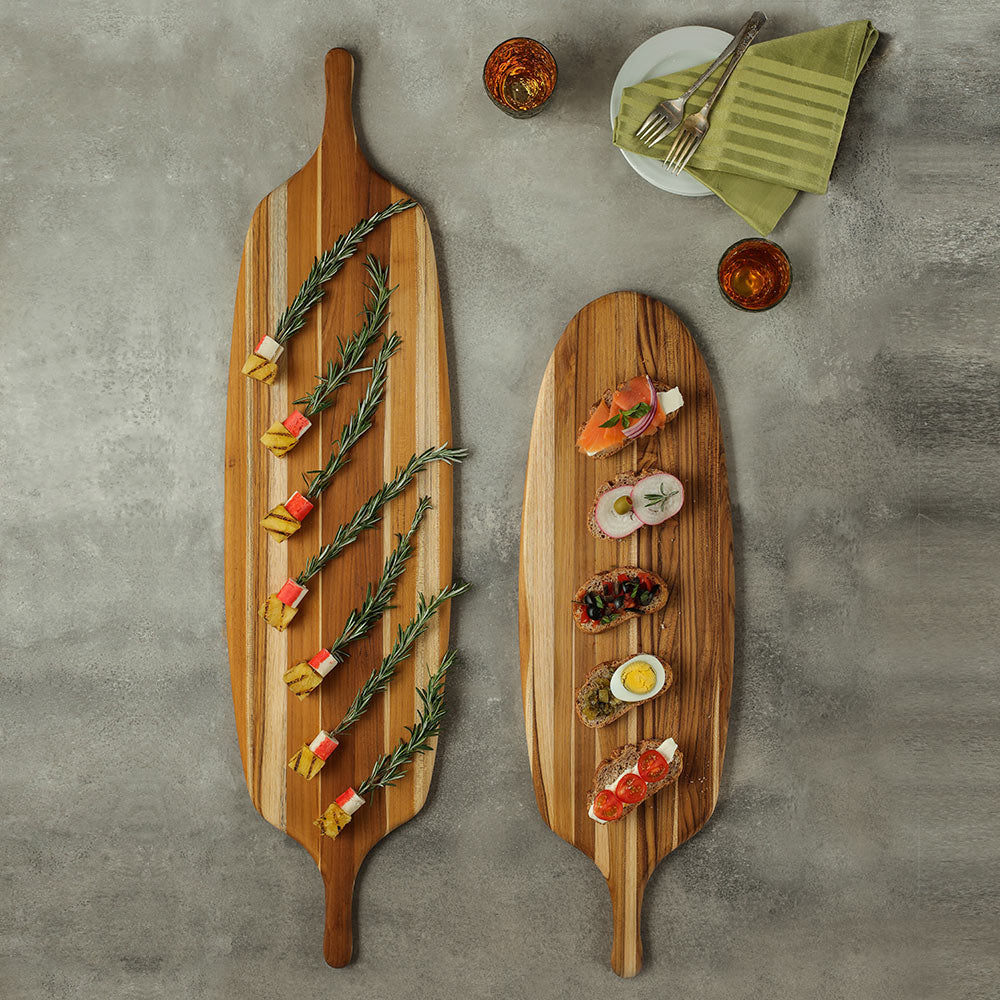 Paddle Appetizer Serving Board 2 Handles 704